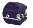 Load image into Gallery viewer, Orion Series | Royal Purple Steel Casket with White Interior
