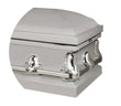 Load image into Gallery viewer, Orion Series | Silver Steel Casket with White Interior

