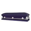 Load image into Gallery viewer, Orion Series | Royal Purple Steel Casket with White Interior
