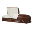 Load image into Gallery viewer, Roma (Poplar) | Poplar Wood Casket with Satin Cherry Finish
