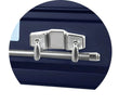 Load image into Gallery viewer, Satin Series | Dark Blue Steel Casket with Light Blue Interior

