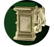 Load image into Gallery viewer, Satin Series | Hunter Green Steel Casket with White Interior
