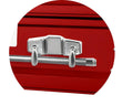 Load image into Gallery viewer, Satin Series | Red Steel Casket with White Interior
