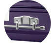 Load image into Gallery viewer, Satin Series | Royal Purple Steel Casket with White Interior
