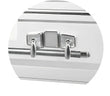 Load image into Gallery viewer, Satin Series | White and Silver Steel Casket with White Interior
