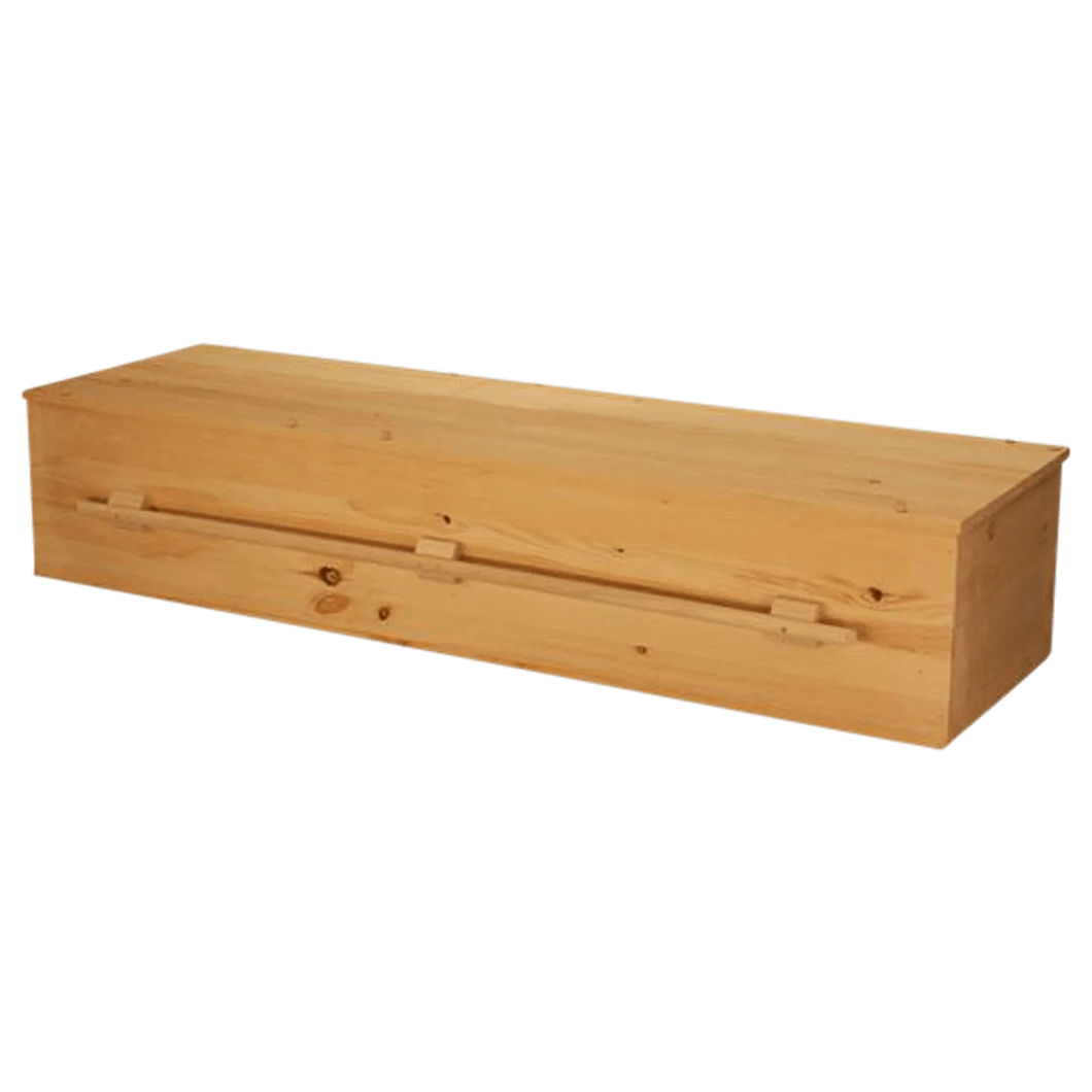 All-Wood Pine Box | Pine Box Casket