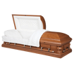 Load image into Gallery viewer, Veneto (Oak) | Oak Wood Casket with Satin Finish
