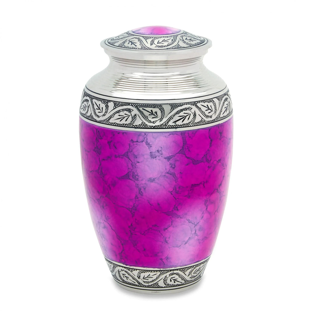 Brass Cremation Urn Adult Pink Cremation Urn for Human Ashes Titan