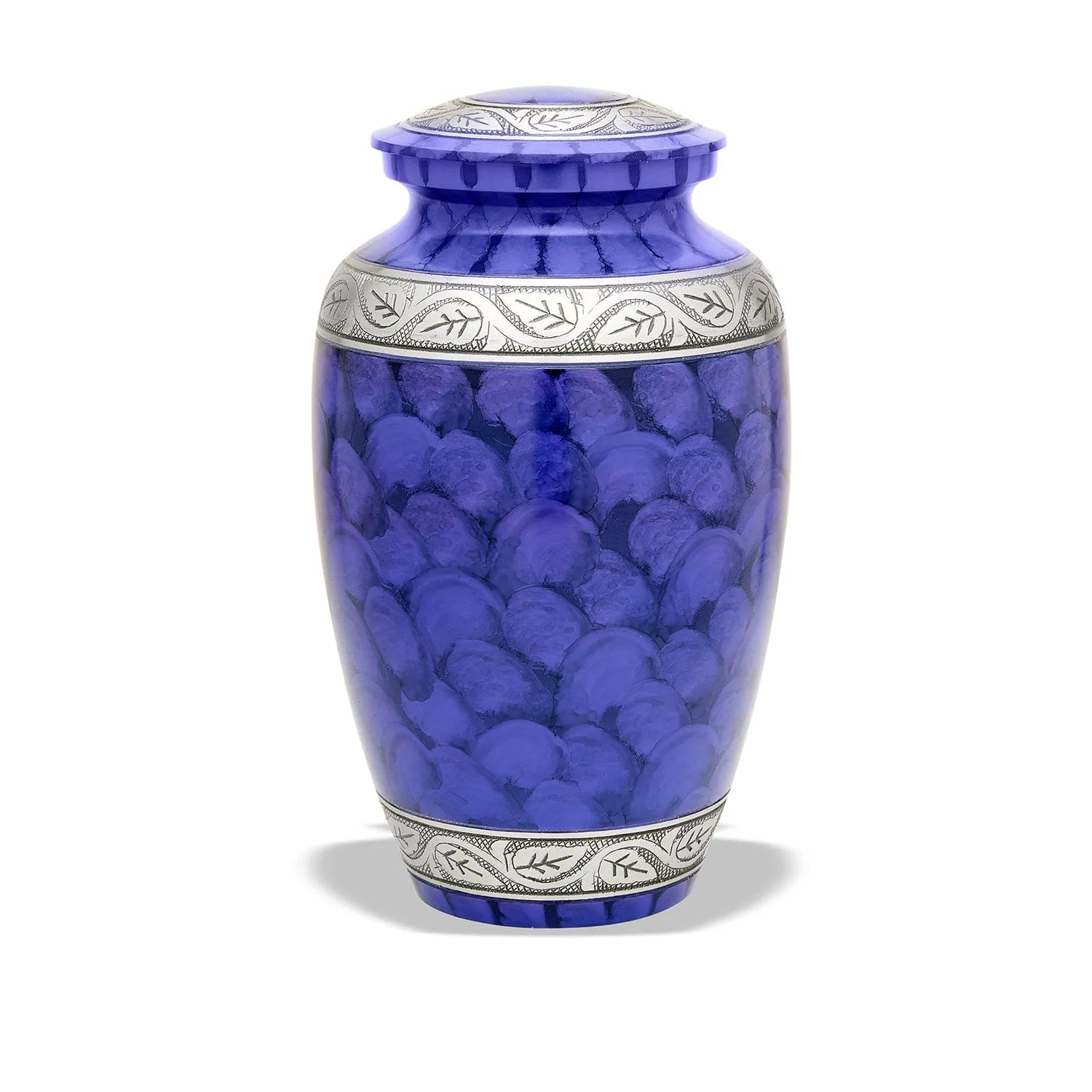 Tranquil Urn | Metal Cremation Urn for Human Ashes - Violet